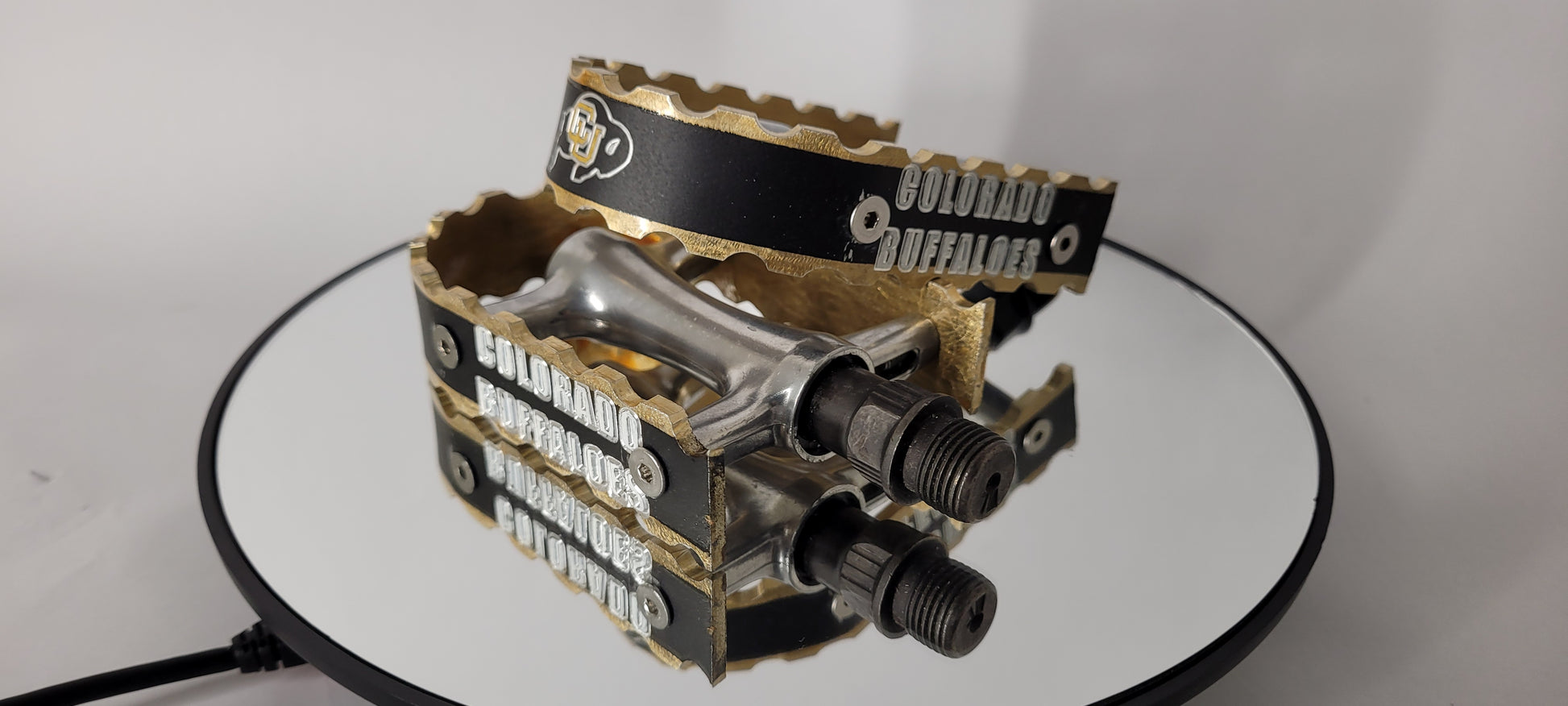 custom bike pedals UNIVERSITY OF COLORADO BICYCLE PEDALS – MILE HIGH CUSTOM BIKES