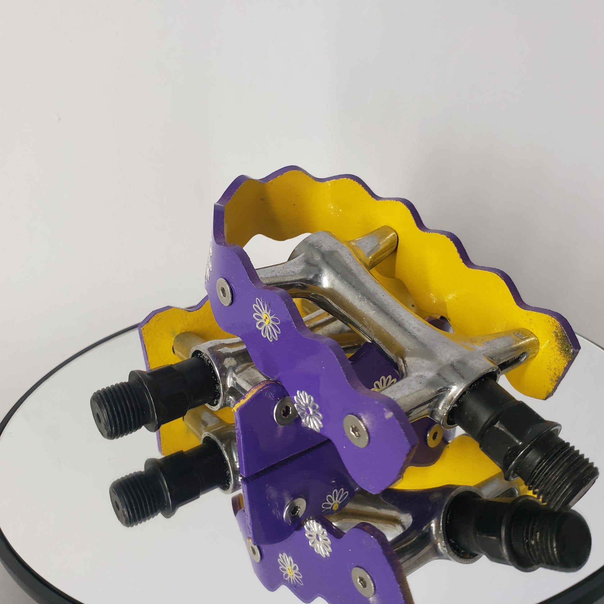 custom bicycle pedals DAISY BICYCLE PEDALS – MILE HIGH CUSTOM BIKES